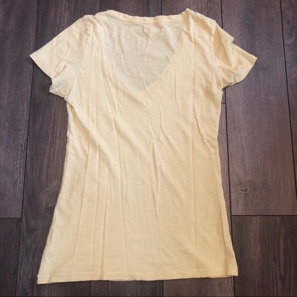 Yellow V-Neck Shirt - Picture 2 of 4